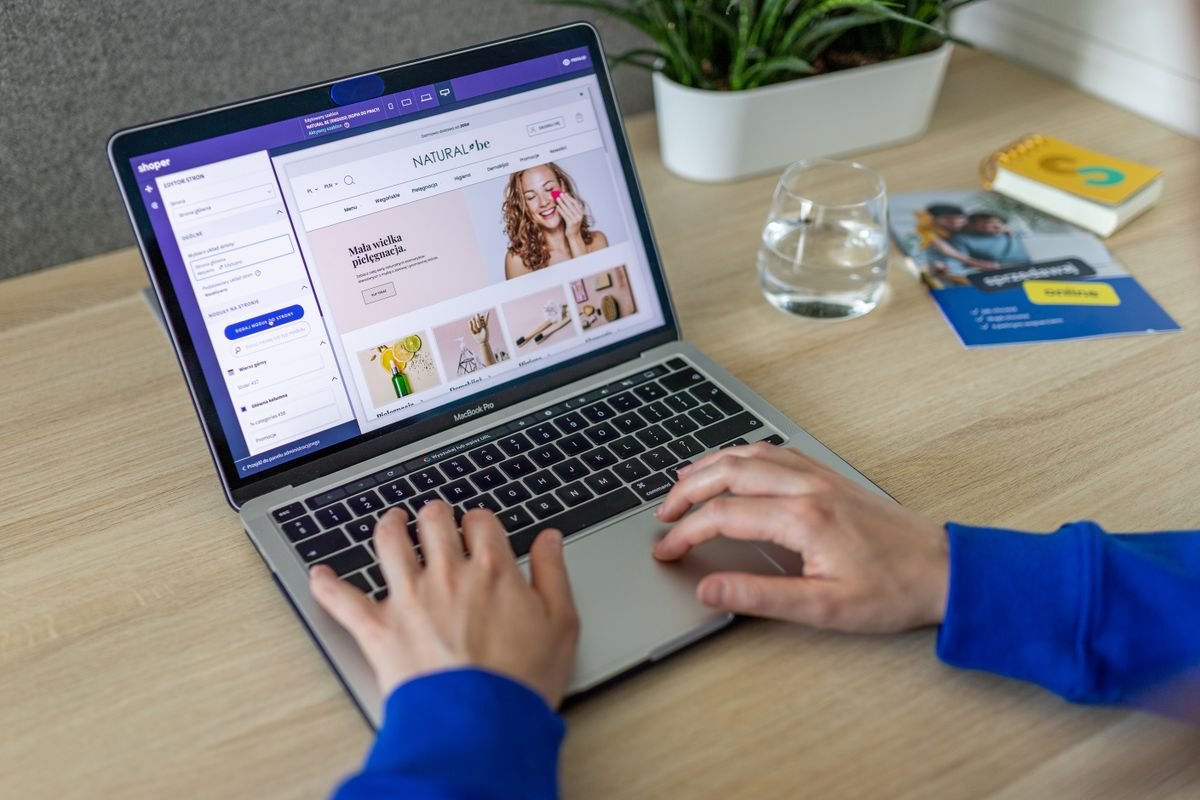 Ecommerce UX Audit 1 Ecommerce website design on laptop