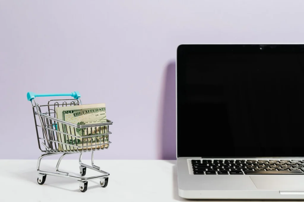 Reviewing an online store and shopping workflow